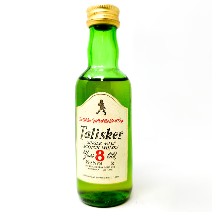 Talisker 8 Year Old Single Malt Scotch Whisky, Miniature, 5cl, 45.8% ABV