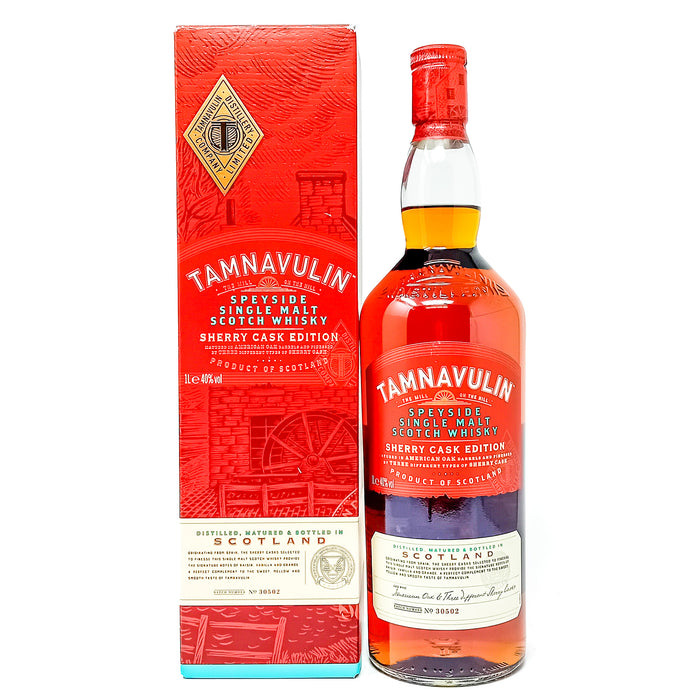 Tamnavulin Sherry Cask Single Malt Scotch Whisky, 1L, 40% ABV