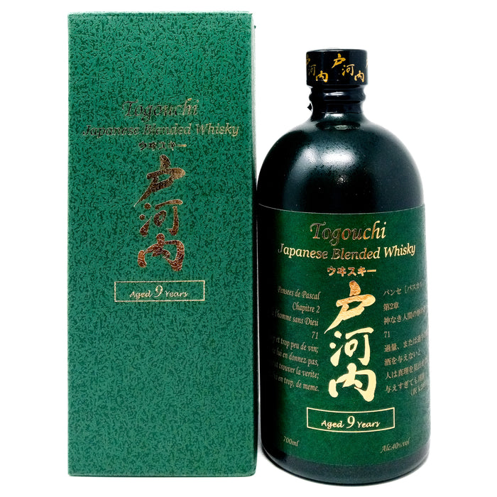 Togouchi 9 Year Old Japanese Blended Whisky, 70cl, 40% ABV