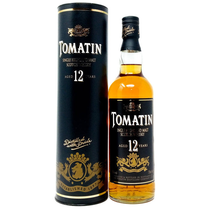 Tomatin 12 Year Old Single Malt Scotch Whisky, 70cl, 40% ABV
