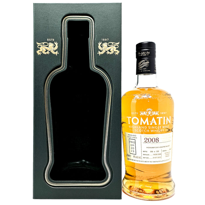 Tomatin 2008 Highland Links Pro Am 2023 Single Malt Scotch Whisky, 70cl, 46% ABV