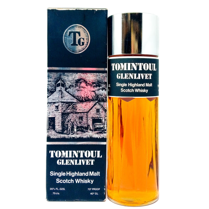 Tomintoul Glenlivet Perfume Bottle Single Malt Scotch Whisky, 26 2/3 fl. ozs.( 75.7cl), 70° Proof