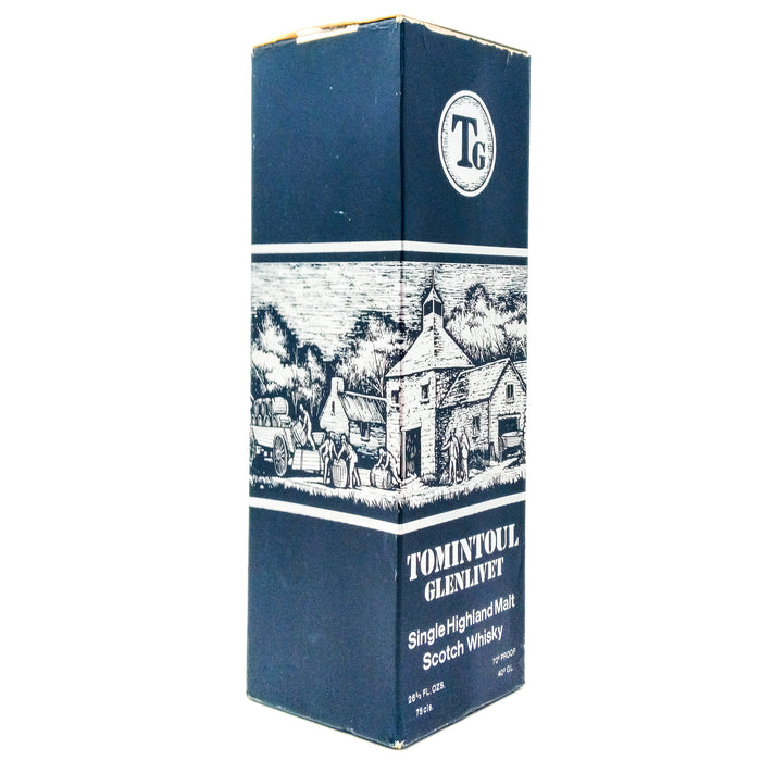 Tomintoul Glenlivet Perfume Bottle Single Malt Scotch Whisky, 26 2/3 fl. ozs.( 75.7cl), 70° Proof