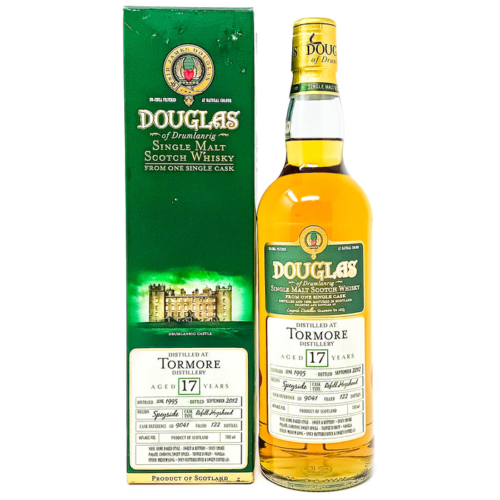 Tormore 1995 17 Year Old Douglas of Drumlanrig Single Malt Scotch Whisky, 70cl, 46% ABV