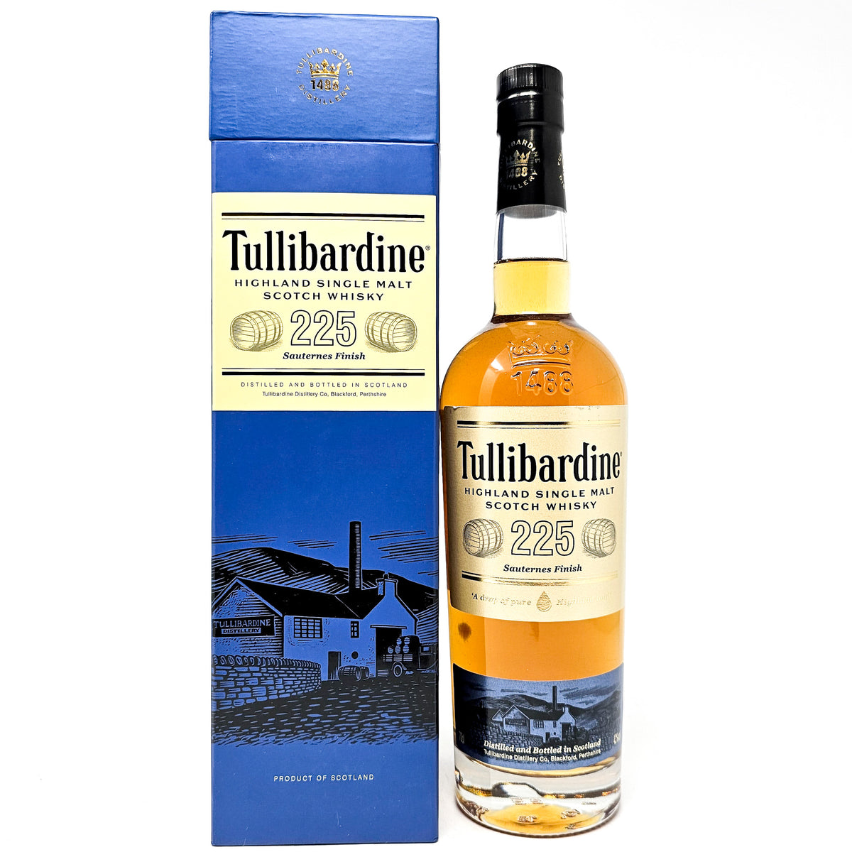 Tullibardine - 225 Sauternes Finish Single Malt Scotch Whisky 70cl, 43% ABV