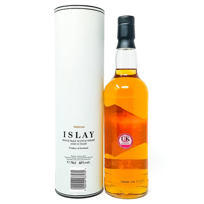 Waitrose Islay Malt 10 Year Old Single Malt Scotch Whisky, 70cl, 40% ABV
