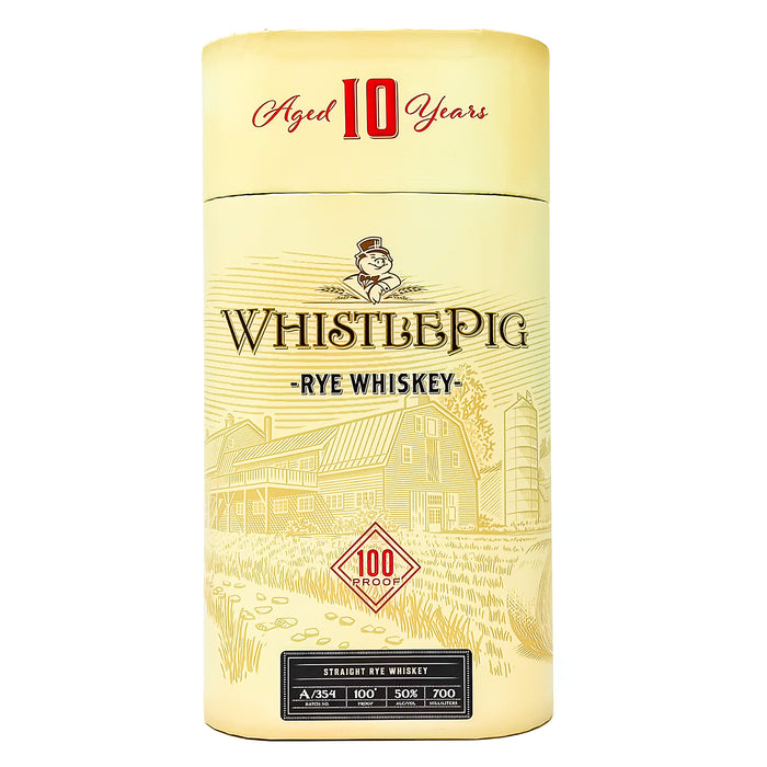 Whistlepig 10 Year Old Small Batch Rye 100 Proof Straight Rye Whiskey, 70cl, 50% ABV