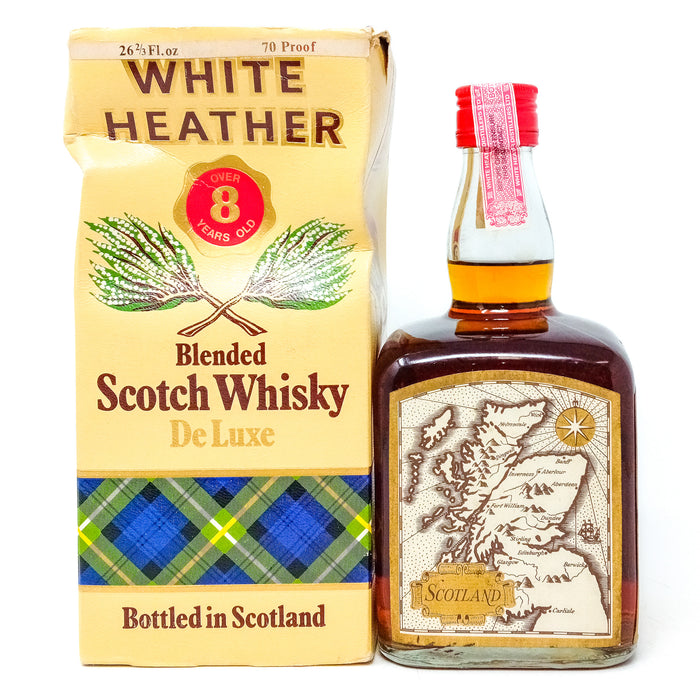 White Heather 8 Year Old 1960s Blended Scotch Whisky, 26 2/3 fl. ozs., 70° Proof