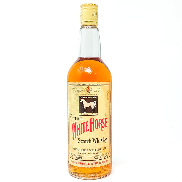 White Horse Fine Old Blended Scotch Whisky, 26 2/3 fl.ozs., 70° Proof