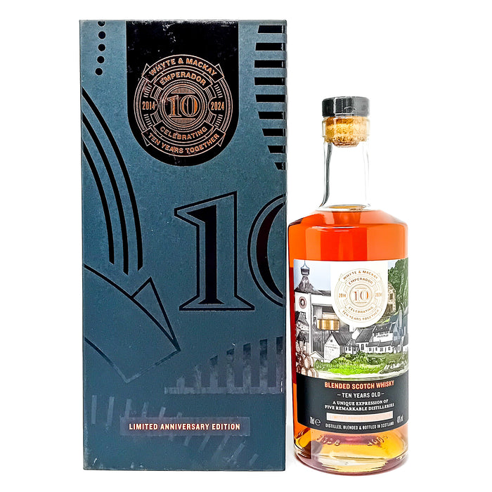Whyte & Mackay 10 Year Old Emperador 10th Anniversary Blended Scotch Whisky, 70cl, 46% ABV