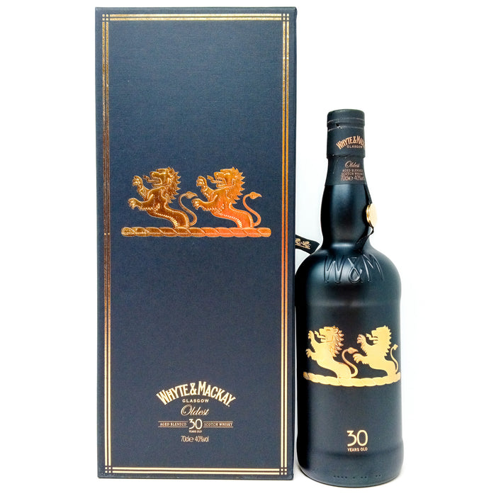 Whyte & Mackay 30 Year Old Blended Scotch Whisky, 70cl, 40% ABV