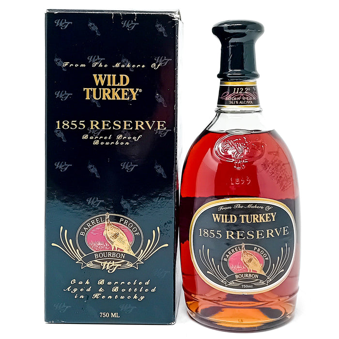 Wild Turkey 1855 Reserve Kentucky Straight Bourbon, 75cl, 112.2° Proof (56.1% ABV)