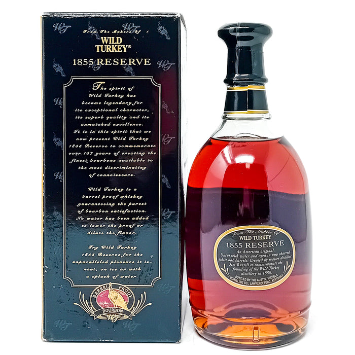 Wild Turkey 1855 Reserve Kentucky Straight Bourbon, 75cl, 112.2° Proof (56.1% ABV)