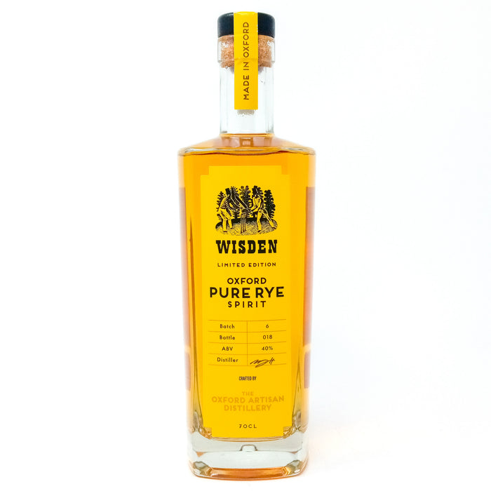 Wisden Oxford Pure Rye Spirit, 70cl, 40% ABV