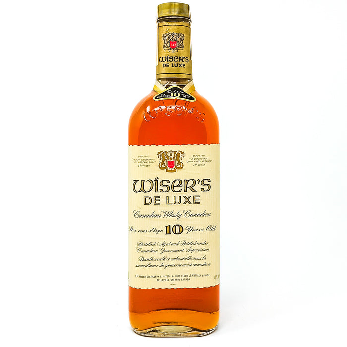 Wiser's De Luxe 10 Year Old Canadian Whisky, 1L, 40% ABV