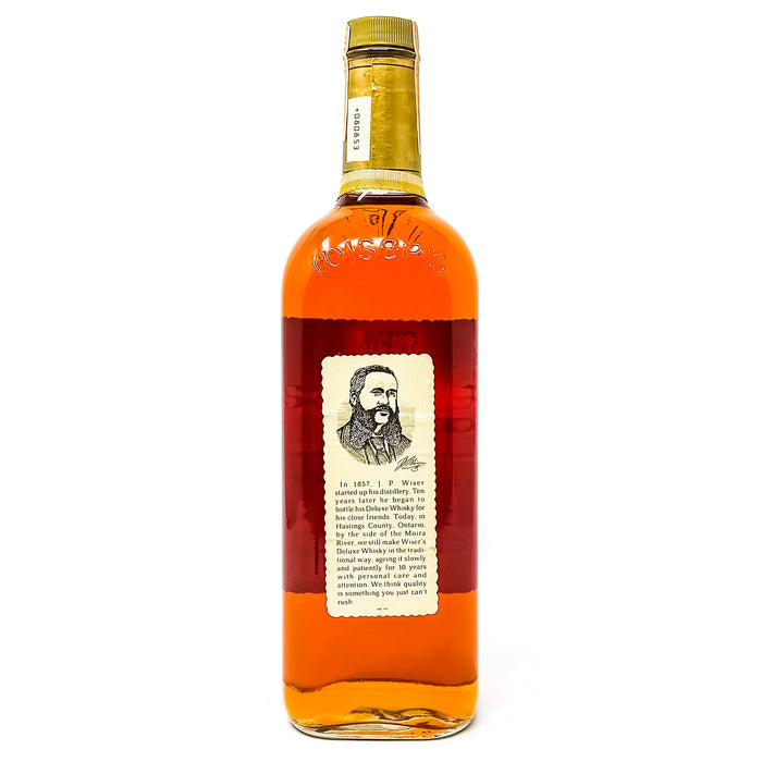 Wiser's De Luxe 10 Year Old Canadian Whisky, 1L, 40% ABV