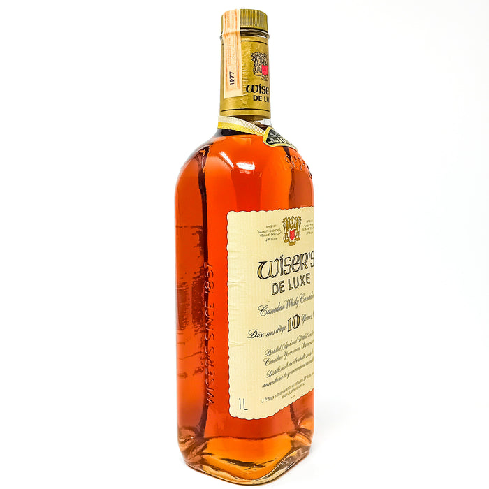Wiser's De Luxe 10 Year Old Canadian Whisky, 1L, 40% ABV