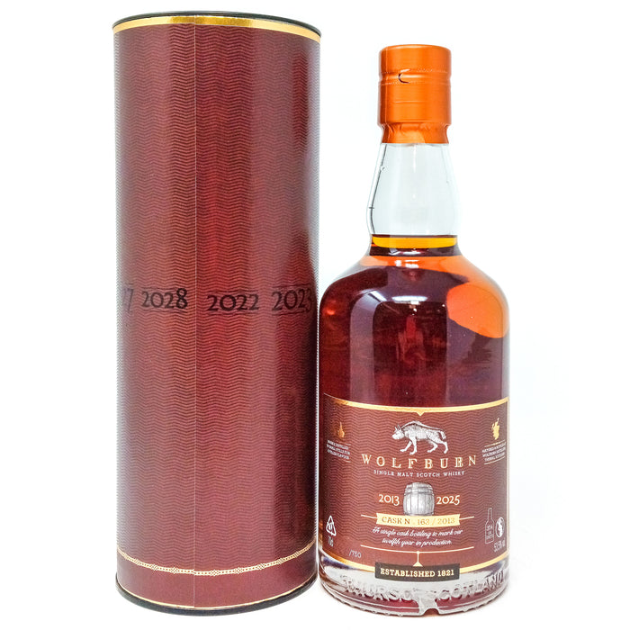 Wolfburn 12 Year Old 2025 Anniversary Series Single Malt Scotch Whisky, 70cl, 53.5% ABV