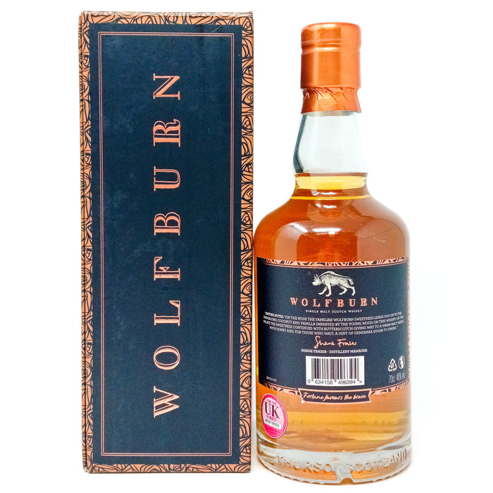Wolfburn No.270 Small Batch Single Malt Scotch Whisky, 70cl, 46% ABV