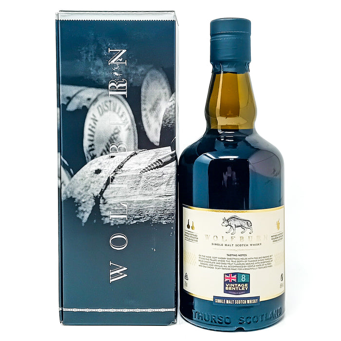Wolfburn Vintage Bentley 8 Year Old Single Malt Scotch Whisky, 70cl, 46% ABV