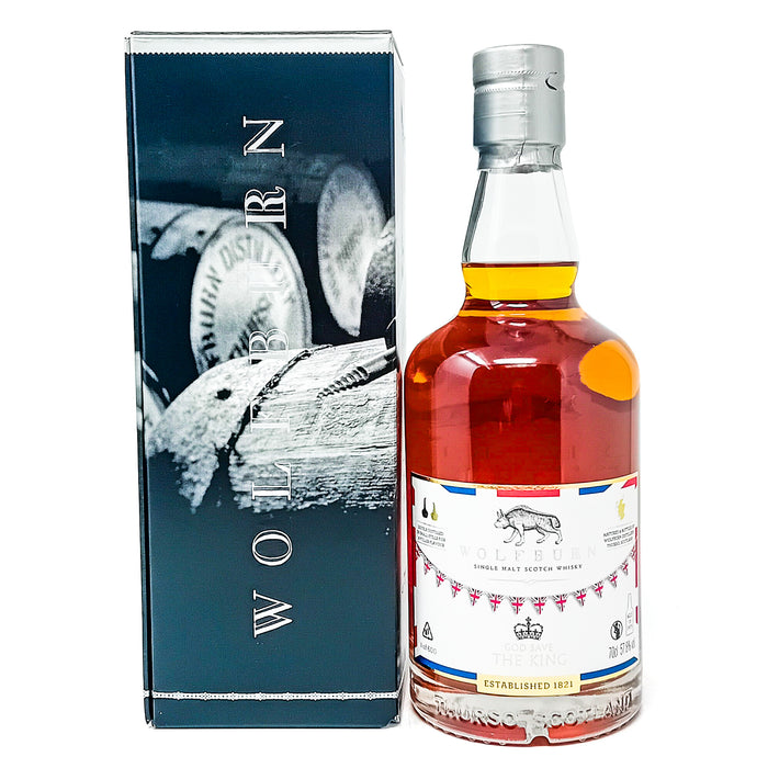 Wolfburn King Charles III Coronation Single Malt Scotch Whisky, 70cl, 57.8% ABV