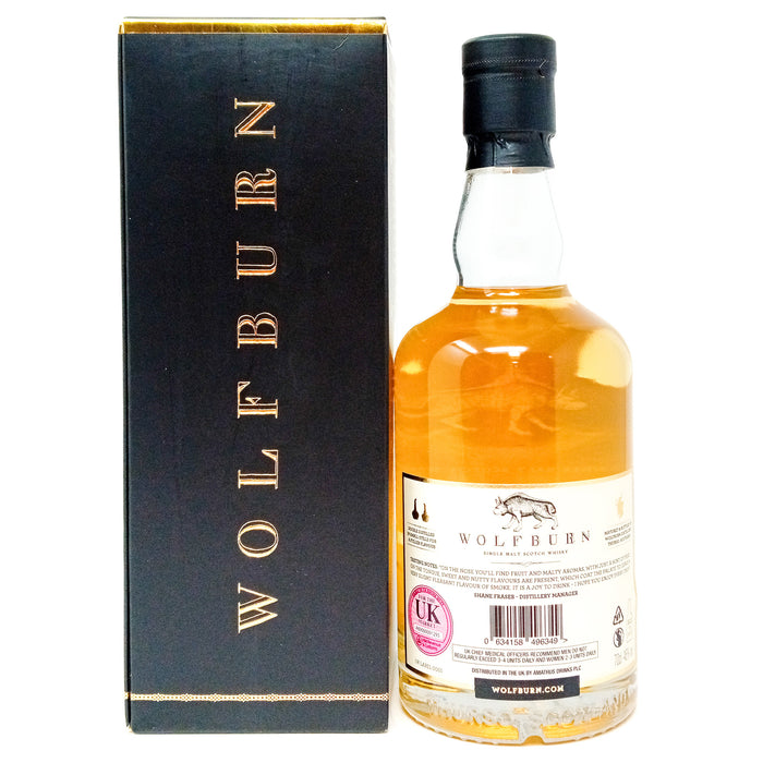 Wolfburn Hand Crafted Single Malt Scotch Whisky, 70cl, 46% ABV