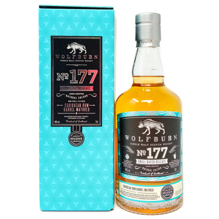 Wolfburn No.177 Small Batch Single Malt Scotch Whisky, 70cl, 46% AB