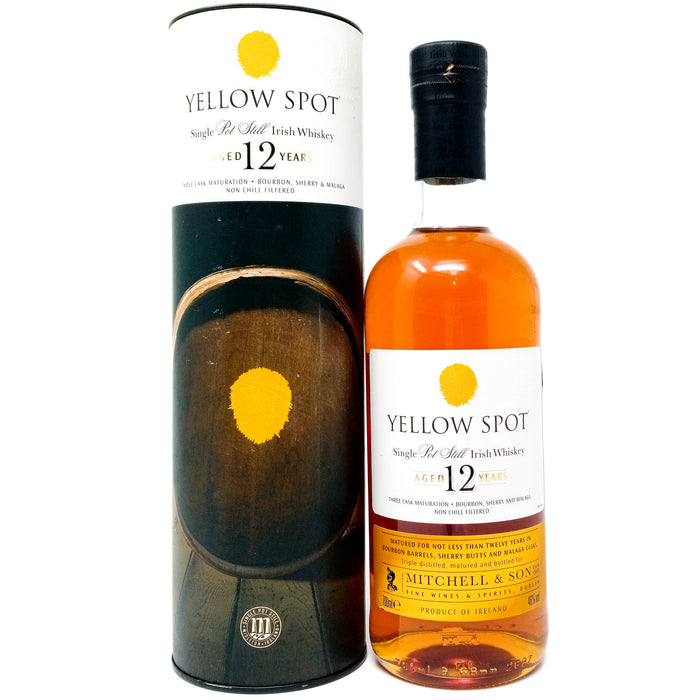 Yellow Spot 12 Year Old Irish Whiskey, 70cl, 40% ABV