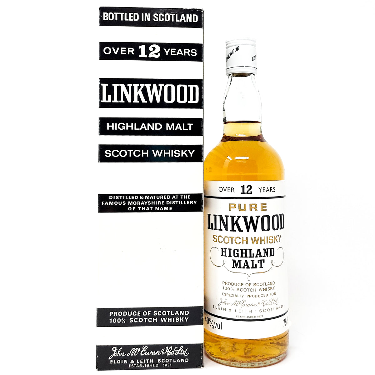 Linkwood 12 Year Old Pure Malt Scotch Whisky