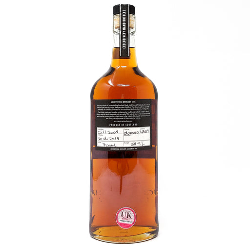 Auchentoshan Distillery Cask 2009 Hand Filled Oloroso Cask Single Malt Scotch Whisky, 70cl, 58.9% ABV (7004033155135)