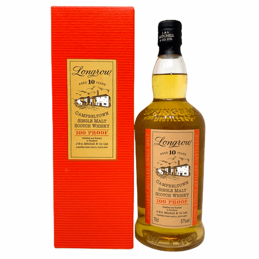 Longrow 10 Year Old 100 Proof Limited Edition Whisky Old and Rare Whisky  (4712037351487)