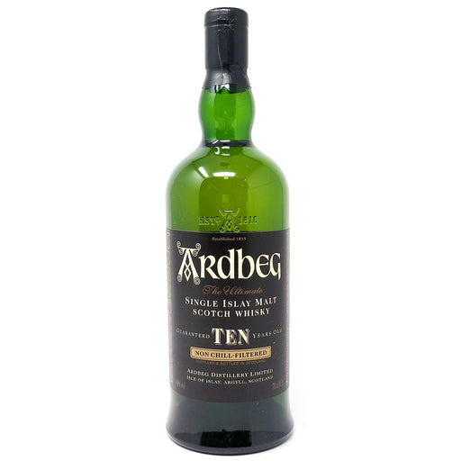 Ardbeg 10 Year Old (Old Style) Single Malt Scotch Whisky, 70cl, 46% ABV (6942966480959)