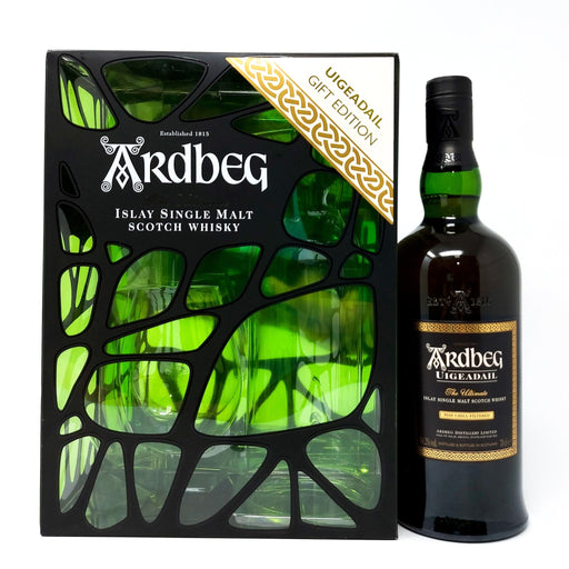 Ardbeg Uigeadail Gift Pack Single Malt Scotch Whisky, 70cl, 54.2% ABV - Old and Rare Whisky (6990941749311)
