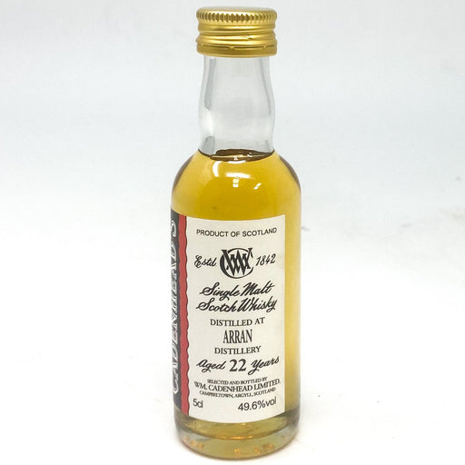 Arran 22 Year Old Scotch Whisky, Miniature, 5cl, 49.6% ABV - Old and Rare Whisky (6917973901375)
