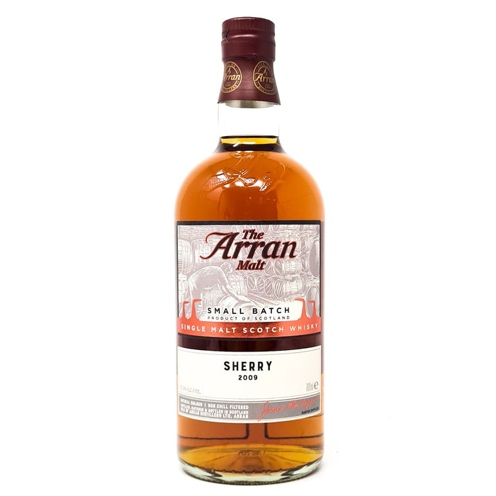 Arran Small Batch Sherry 2009 Single Malt Scotch Whisky, 70cl, 55.2% ABV - Old and Rare Whisky (4764345991231)