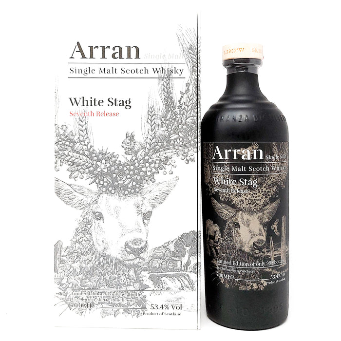 Arran White Stag Seventh Release Single Malt Scotch Whisky, 70cl, 53.4% ABV