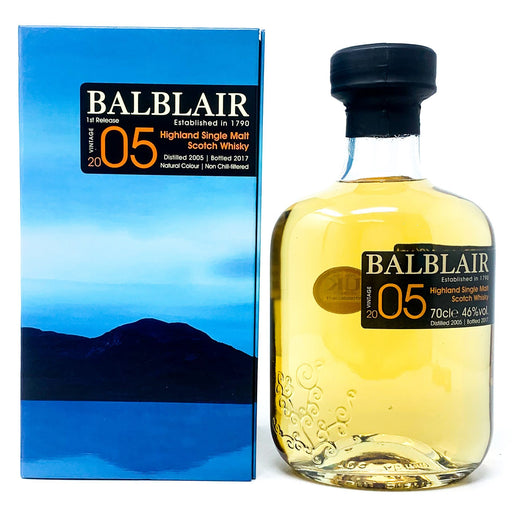 Balblair 2005 Single Malt Whisky, 70cl, 46% ABV - Old and Rare Whisky (1492045398079)