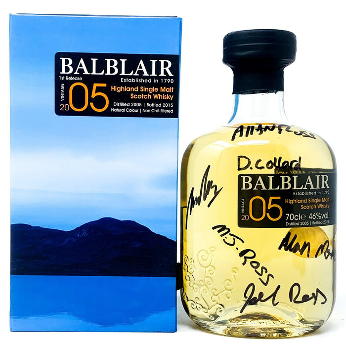 Balblair 2005 Single Malt Whisky WG, 70cl, 46% ABV - Old and Rare Whisky (4948413972543)