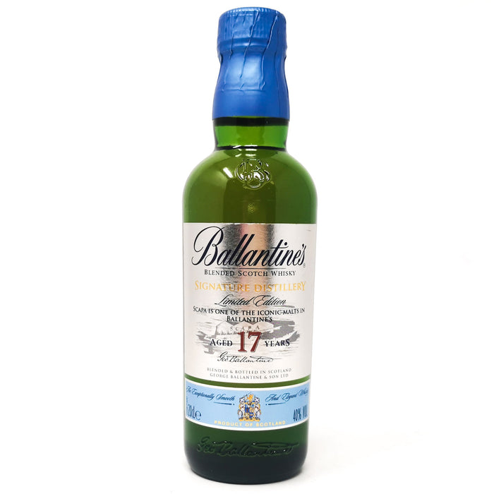 Ballantine's 17 Year Old Signature Distillery Blended Scotch Whisky, 20cl, 40% ABV - Old and Rare Whisky (6850185756735)
