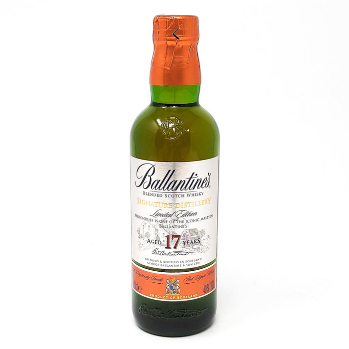 Ballantine's 17 Year Old Signature Distillery MIltonduff Blended Scotch Whisky, 20cl, 40% ABV - Old and Rare Whisky (6953137209407)