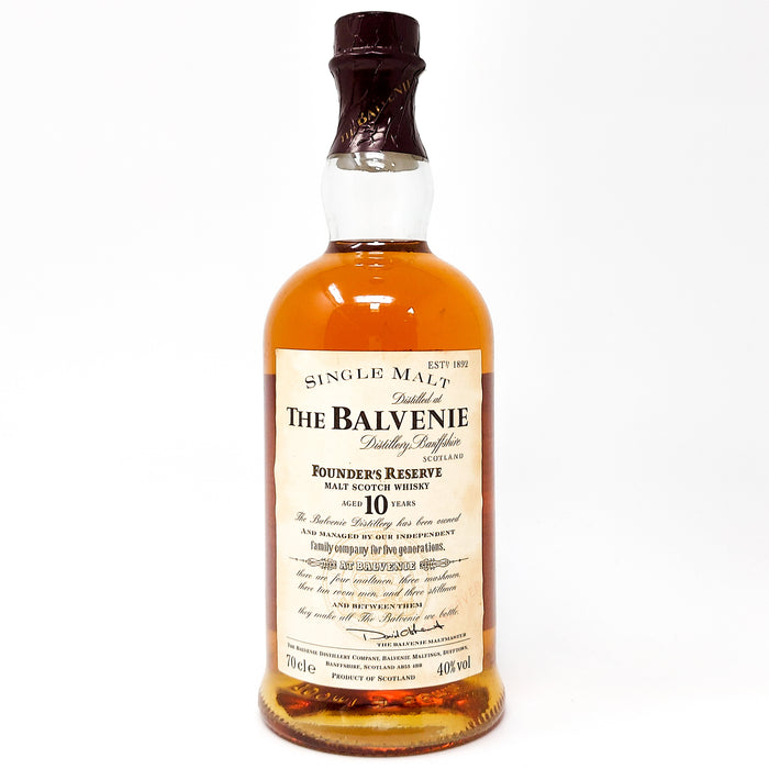 Balvenie 10 Year Old Founders Reserve Scotch Whisky, 70cl, 40% ABV