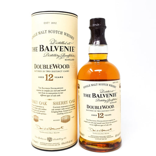 Balvenie 12 Year Old Doublewood Single Malt Scotch Whisky, 70cl, 40% ABV - Old and Rare Whisky (467055312926)