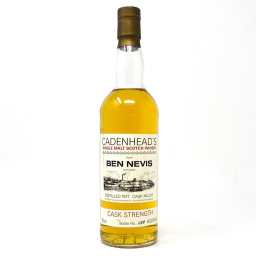 Ben Nevis 1977 Cask Strength Scotch Whisky, 70cl, 60% ABV - Old and Rare Whisky (782447837288)