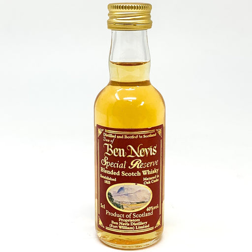 Ben Nevis Scotch Whisky, Miniature, 5cl, 40% ABV - Old and Rare Whisky (6647144874047)
