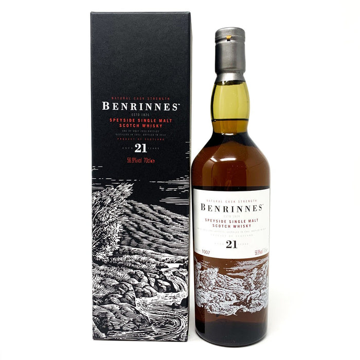Benrinnes 21 Year Old Cask Strength Limited Edition Scotch Whisky, 70cl, 56.9% ABV - Old and Rare Whisky (4481533378623)