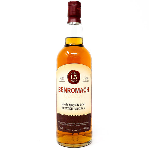 Benromach 15 Year Old Single Malt Scotch Whisky, 70cl, 40% ABV (7051727667263)