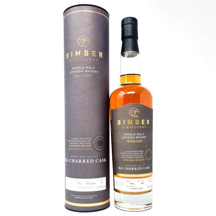 Bimber Ex-Charred Cask No.144 Single Malt London Whisky 70cl, 57.9% ABV - Old and Rare Whisky (6837142421567)