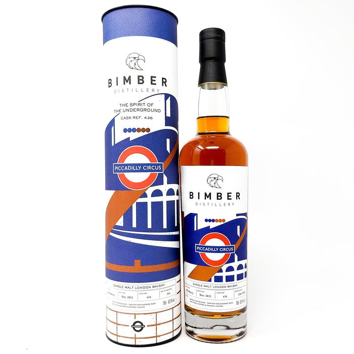 Bimber Piccadilly Circus Single PX-Sherry Cask #436 Single Malt London Whisky, 70cl, 62.1% ABV