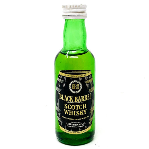 Black Barrel Scotch Whisky, Miniature, 5cl, 40% ABV - Old and Rare Whisky (4932661215295)