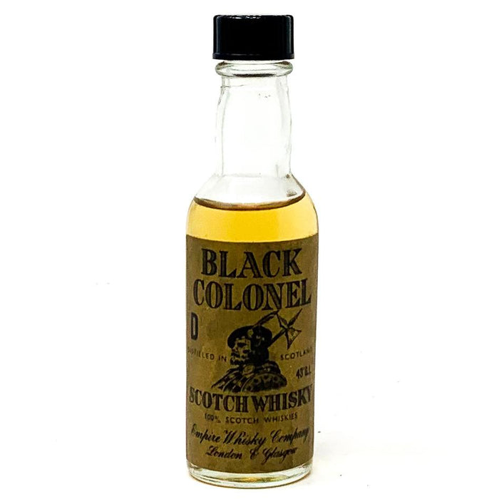 Black Colonel Scotch Whisky, Miniature, 5cl, 43% ABV - Old and Rare Whisky (4914796888127)